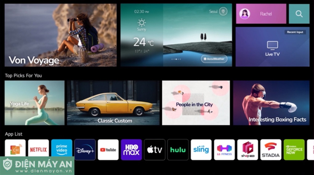 Smart Tivi LG 32 Inch 32LQ636BPSA - hệ điều hành webOS22